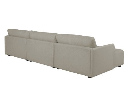 Sofá Toledo com Chaise Off White | Westwing
