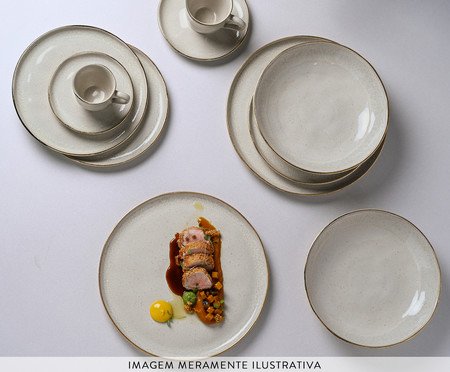 Jogo de Xícara para Café Bio Sol Gold Cinza | Westwing