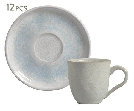 Jogo de Xícara para Café Bio Azura Azul | Westwing