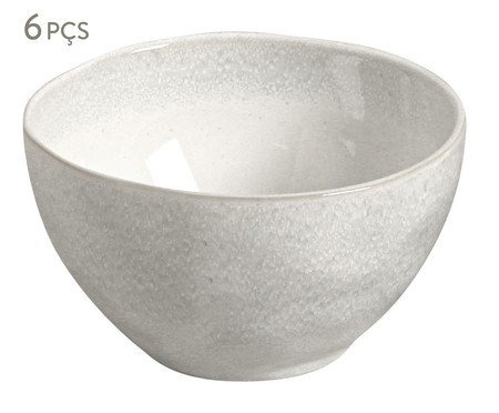 Jogo de Bowls Orgânico Luz Cinza | Westwing