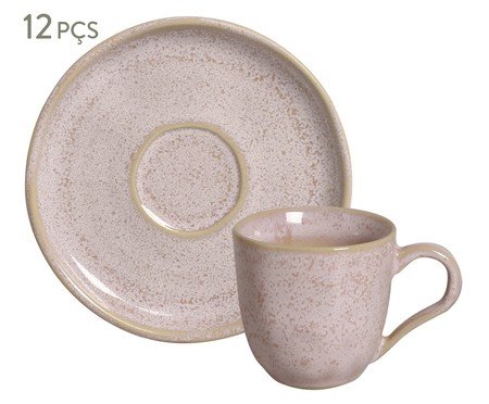 Jogo de Xícaras para Chá Bio Litchi Rosa | Westwing