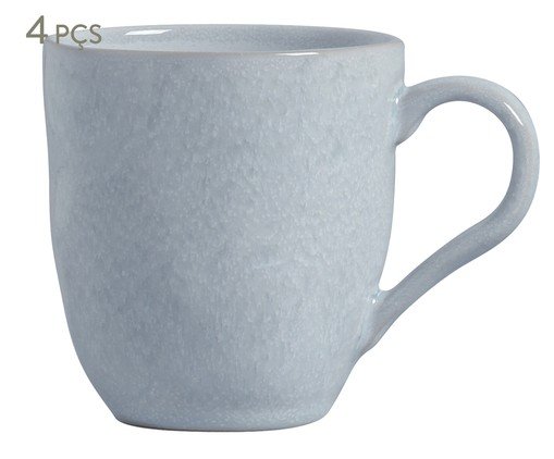 Jogo de Canecas Orgânico Ceu Azul, blue | WestwingNow