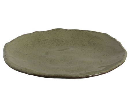 Jogo de Pratos Fundo Orgânico Eco Stone Jade Verde | Westwing