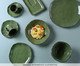 Jogo de Pratos Fundo Orgânico Eco Stone Jade Verde, green | WestwingNow