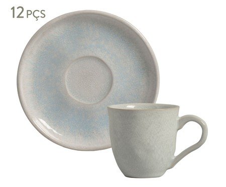 Jogo de Xícaras para Chá Bio Azura Azul | Westwing