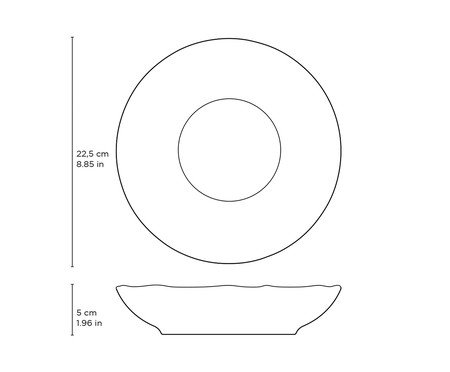 Jogo de Pratos Fundo Bio Luz Cinza | Westwing