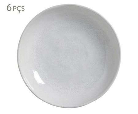 Jogo de Pratos Fundo Bio Luz Cinza | Westwing