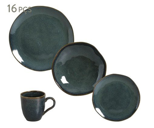 Aparelho de Jantar Bio Oceano Azul - 16Pçs, blue | WestwingNow