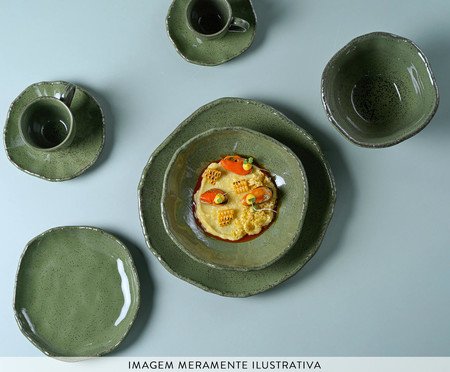 Jogo de Bowls Orgânico Eco Stone Jade Verde | Westwing