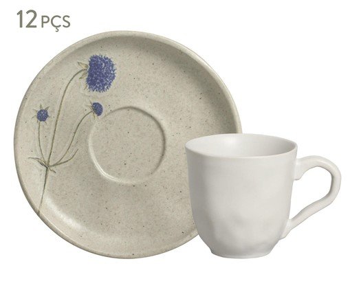 Jogo de Xícaras para Chá Bio Campestre Floral, multicolor | WestwingNow