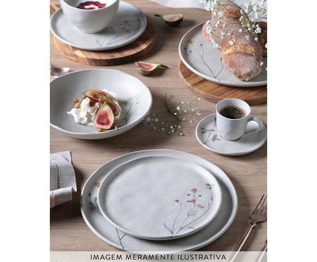 Jogo de Xícaras para Chá Bio Campestre Floral | Westwing