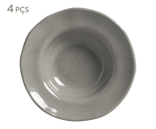 Jogo de Pratos para Sobremesa Orgânico Bruma Cinza, grey | WestwingNow