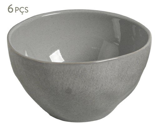 Jogo de Bowls Orgânico Bruma Cinza, grey | WestwingNow