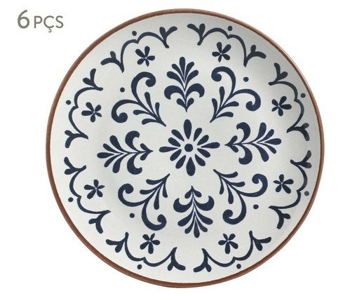 Jogo de Pratos Raso Coup Stoneware Coimbra Abstrato, multicolor | WestwingNow