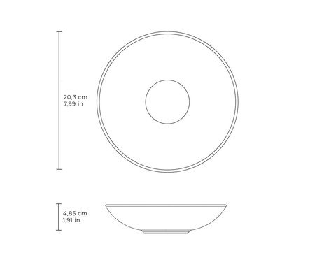 Jogo de Pratos Fundo Coup Stoneware Trópico Abstrato | Westwing