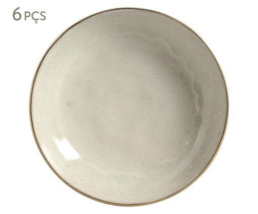 Jogo de Pratos Fundo Bio Sol Gold Cinza, grey | WestwingNow