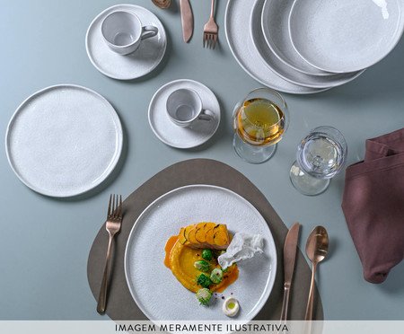 Jogo de Xícaras para Chá Bio Luz Cinza | Westwing