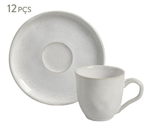 Jogo de Xícaras para Chá Bio Luz Cinza, grey | WestwingNow