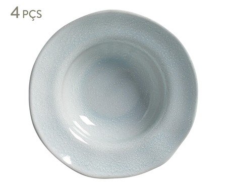 Jogo de Pratos para Sobremesa Orgânico Ceu Azul | Westwing