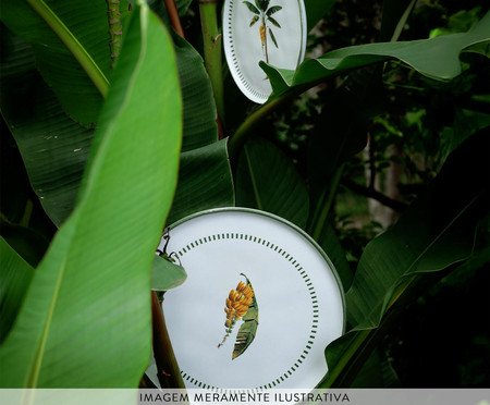 Jogo de Pratos Fundo Bio Bananê Floral | Westwing