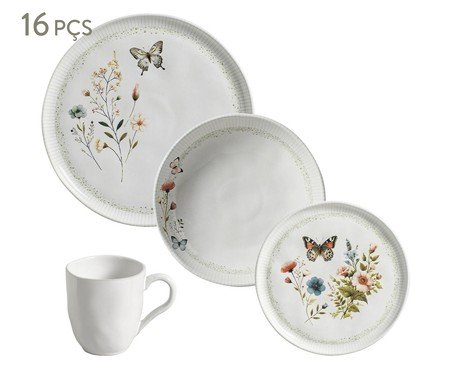 Aparelho de Jantar Bio Refufio Animal - 16Pçs | Westwing