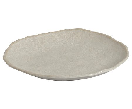 Jogo de Pratos Fundo Orgânico Eco Stone Arenito Branco | Westwing