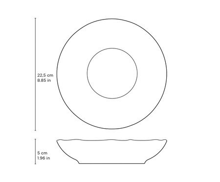 Jogo de Pratos Fundo Bio Pietra Azul | Westwing
