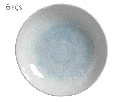 Jogo de Pratos Fundo Bio Azura Azul, blue | WestwingNow