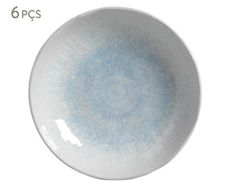 Jogo de Pratos Fundo Bio Azura Azul | Westwing