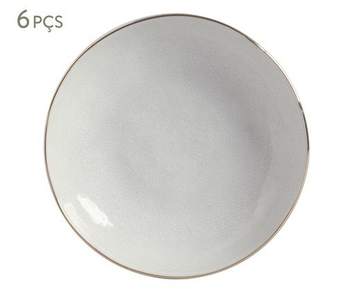 Jogo de Pratos Fundo Luz Gold Cinza, grey | WestwingNow