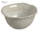 Jogo de Bowls Orgânico Eco Stone Arenito Branco, white | WestwingNow