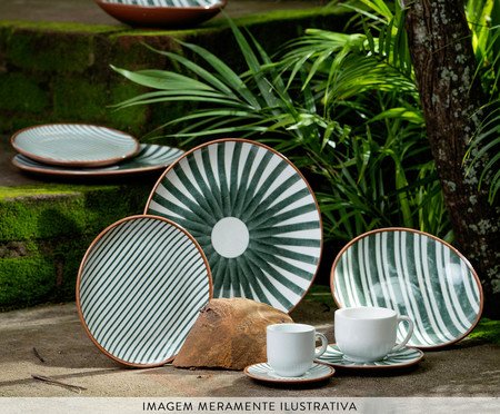 Jogo de Xícara para Café Coup Stoneware Equador Abstrato | Westwing