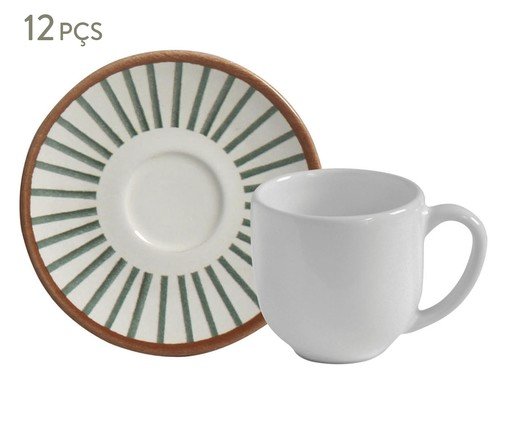 Jogo de Xícara para Café Coup Stoneware Equador Abstrato, multicolor | WestwingNow