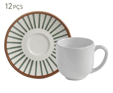 Jogo de Xícara para Café Coup Stoneware Equador Abstrato | Westwing