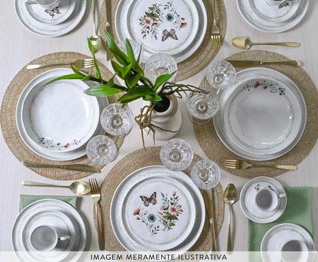 Aparelho de Jantar Bio Refufio Animal - 30Pçs | Westwing