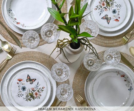 Aparelho de Jantar Bio Refufio Animal - 30Pçs | Westwing