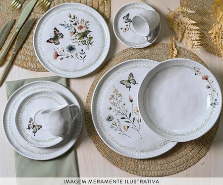 Aparelho de Jantar Bio Refufio Animal - 30Pçs | Westwing