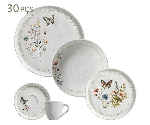 Aparelho de Jantar Bio Refufio Animal - 30Pçs, multicolor | WestwingNow