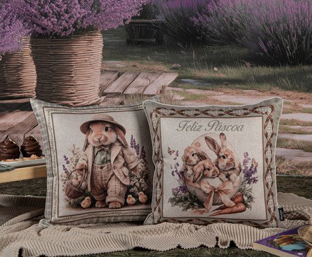 Capa de Almofada Páscoa Família | Westwing