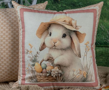 Capa de Almofada Páscoa Chapeleiro | Westwing