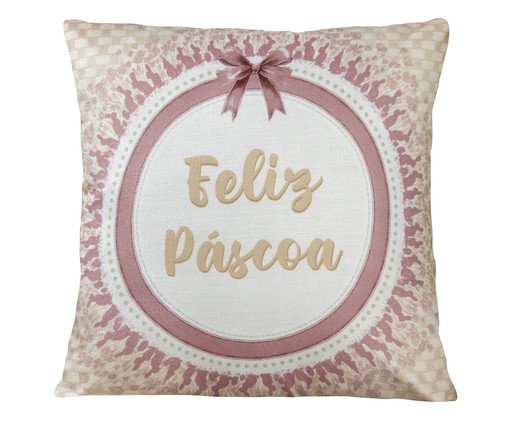 Capa de Almofada Páscoa Rosê, multicolor | WestwingNow