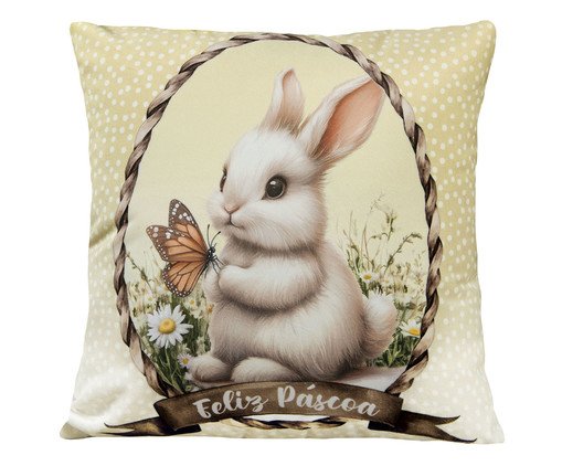 Capa de Almofada Páscoa Oval, multicolor | WestwingNow