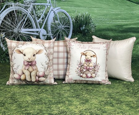 Capa de Almofada Páscoa Cestinha | Westwing