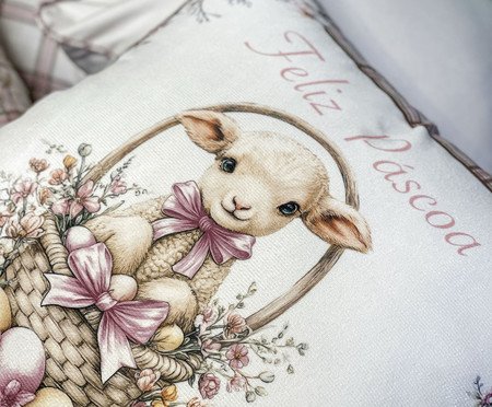 Capa de Almofada Páscoa Cestinha | Westwing