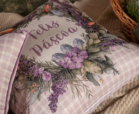 Capa de Almofada Páscoa Alfazema | Westwing