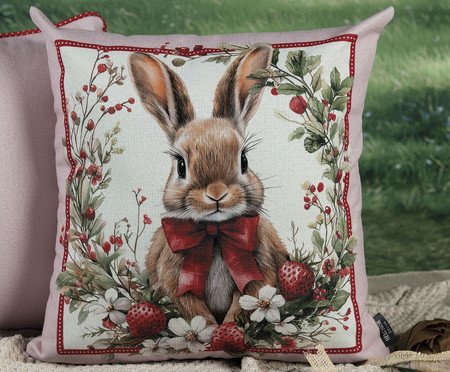 Capa de Almofada Páscoa Azevinho | Westwing