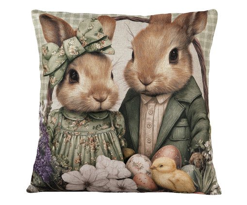 Capa de Almofada Páscoa Noivos, multicolor | WestwingNow