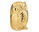 Jogo de Adornos em Cerâmica Corujas - Dourado, Dourado | WestwingNow