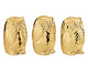 Jogo de Adornos em Cerâmica Corujas - Dourado, Dourado | WestwingNow