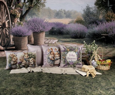 Capa de Almofada Páscoa Lavanda | Westwing